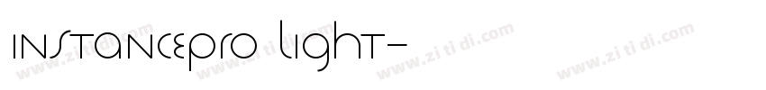 InstancePRO Light字体转换 InstancePRO Light字体转换